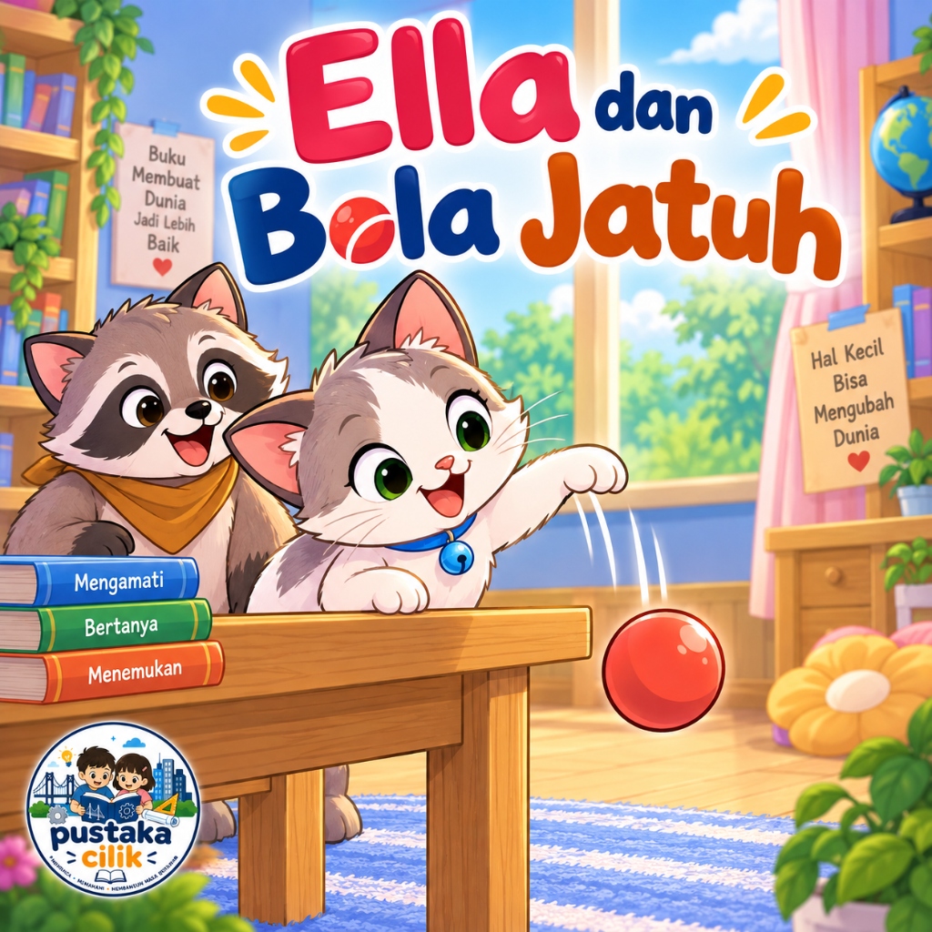 Ella dan Bola Jatuh - Pustaka Cilik