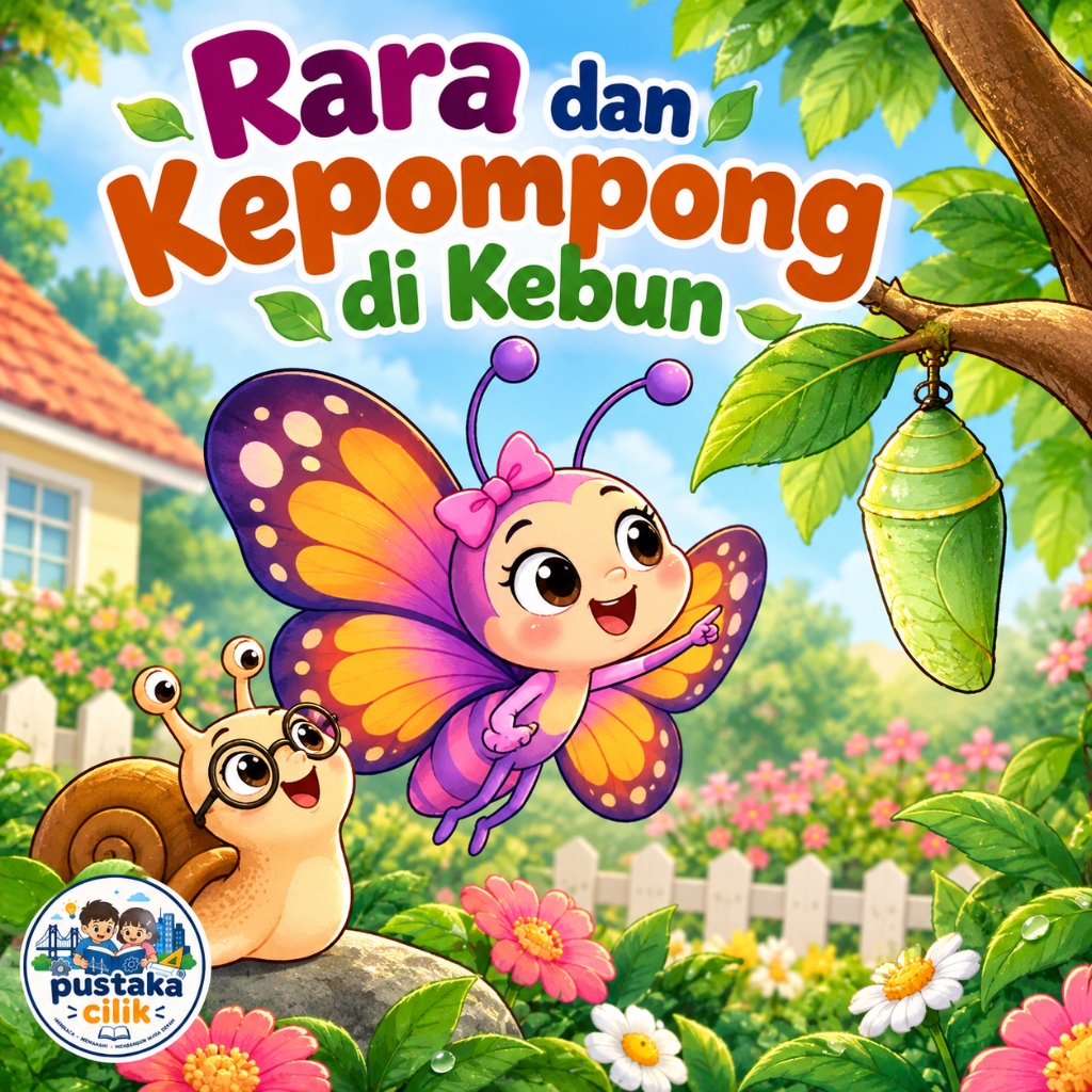 Rara dan Kepompong di Kebun - Pustaka Cilik
